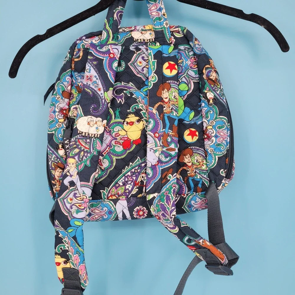 New Vera Bradley Disney Pixar Toy Story Small Backpack Womens NWT Paisley